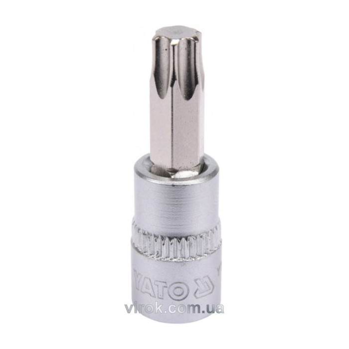 Головка торцева YATO квадрат 1/4 "TORX" Т40, L= 37 мм [150/600]