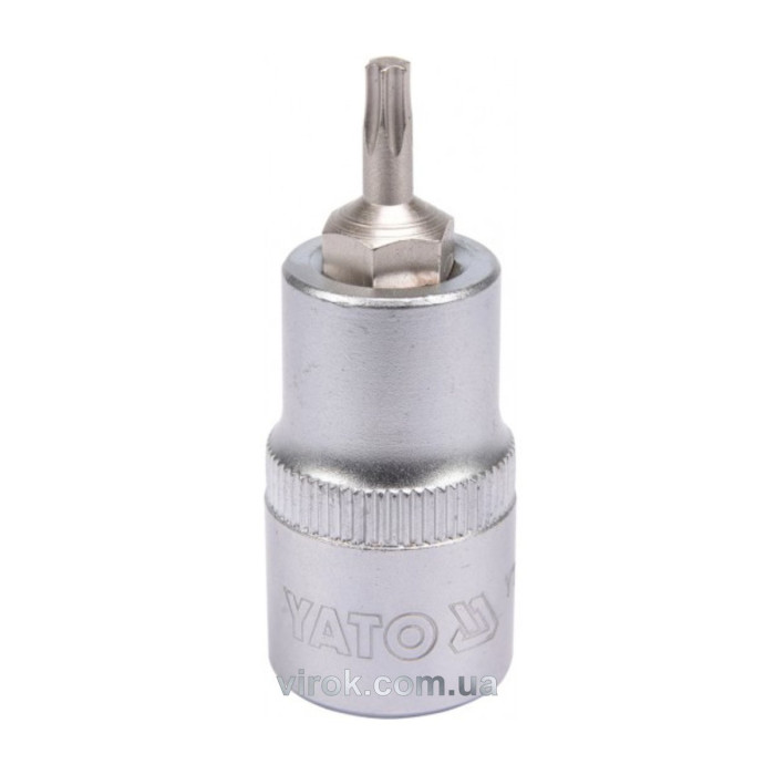 Головка торцева YATO квадрат 1/2 "TORX" Т20, L= 55 мм [40/240]