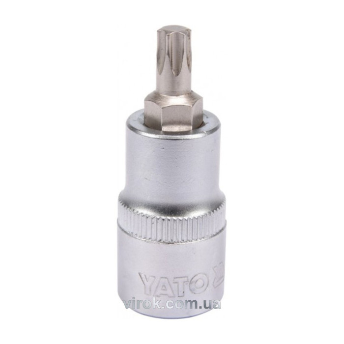 Головка торцева YATO квадрат 1/2 "TORX" Т40, L= 55 мм [40/240]