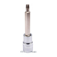Головка торцевая YATO квадрат 1/2 "TORX" удлиненная Т40, L=100 мм [20/120]