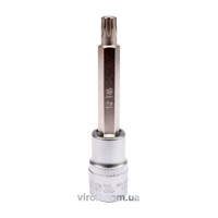 Головка торцевая YATO квадрат 1/2 "TORX" удлиненная Т45, L=100 мм [20/120]