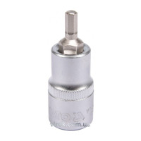 Головка торцева YATO квадрат 1/2 HEX M5, L= 55 мм [40/240]