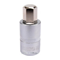 Головка торцева YATO квадрат 1/2 HEX M14, L= 55 мм [40/160]