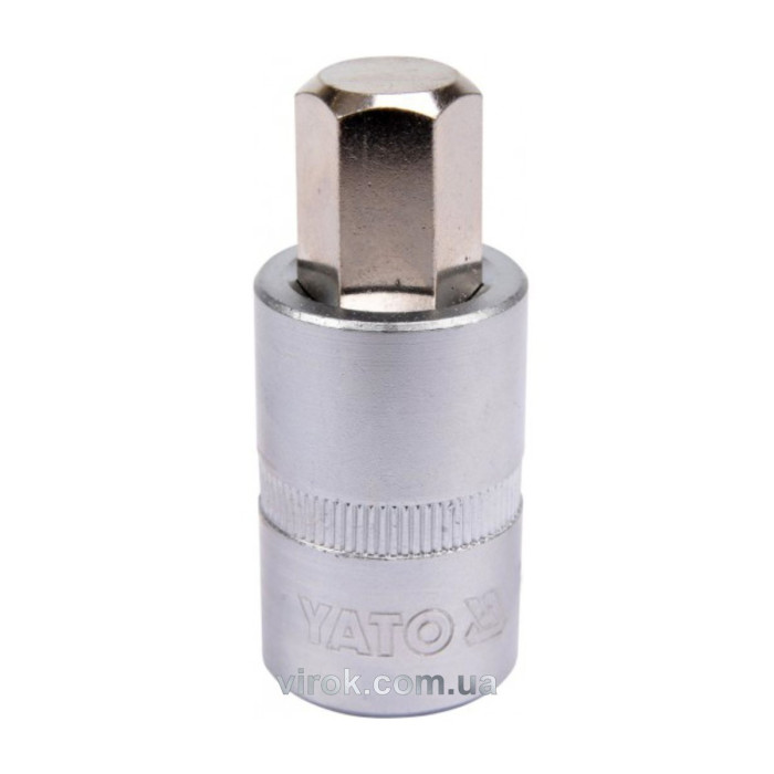 Головка торцева YATO квадрат 1/2 HEX M14, L= 55 мм [40/160]