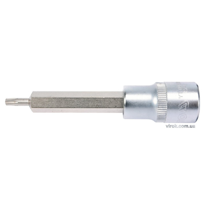 Головка торцева YATO квадрат 1/2 "TORX" подовжена Т20, L= 100 мм [20/120]