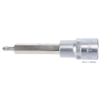Головка торцева YATO квадрат1/2 "TORX" подовжена Т25, L= 100 мм [20/120]