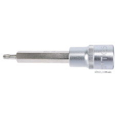 Головка торцева YATO квадрат1/2 "TORX" подовжена Т25, L= 100 мм [20/120]