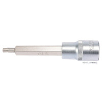 Головка торцевая YATO квадрат 1/2 "TORX" удлиненная Т27, L=100 мм [20/120]