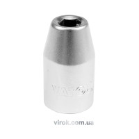 Перехідник для насадок викруткових YATO : квадрат 1/2"(F) - HEX= M8 мм(M), L= 38 мм [10/150/300]