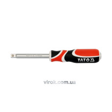 Викрутка - тримач YATO до торцевих головок : квадрат 1/4", L=150 мм [12/48]