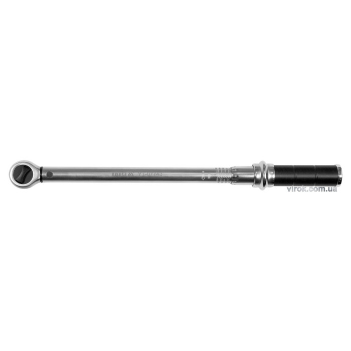 Ключ динамометричний YATO : квадрат 1/2", F= 40- 200 Нм, L= 445-465 мм [12]
