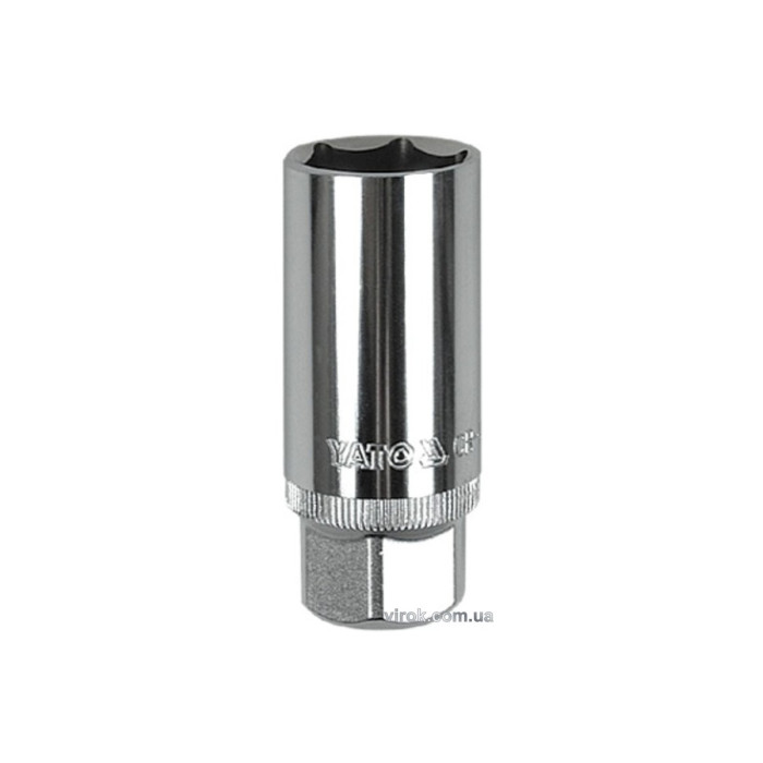Головка торцева YATO квадрат 3/8", М 16, L= 64 мм [10/50/100]