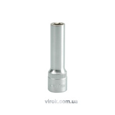 Головка торцева 6-гранна YATO : подовжена, квадрат 1/2", М= 11 мм, L= 76 мм [12/60/120]
