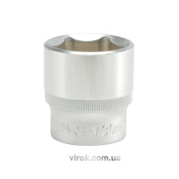 Головка торцева 6-гранна YATO : квадрат 1/2", М= 30 мм, L= 42 мм [12/60/120]