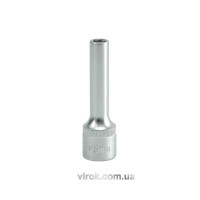 Головка торцева 6-гранна YATO : подовжена, квадрат 1/2", М= 8 мм, L= 76 мм [12/60/120]