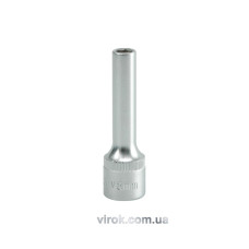 Головка торцева 6-гранна YATO : подовжена, квадрат 1/2", М= 8 мм, L= 76 мм [12/60/120]