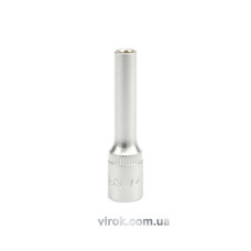 Головка торцева 6-гранна YATO : подовжена, квадрат 1/4", М= 4,5 мм, L= 50 мм [24/240/480]