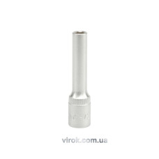 Головка торцева 6-гранна YATO : подовжена, квадрат 1/4", М= 5 мм, L= 50 мм [24/240/480]