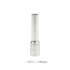 Головка торцева 6-гранна YATO : подовжена, квадрат 1/4", М= 5.5 мм, L= 50 мм [24/240/480]