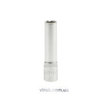 Головка торцева 6-гранна YATO : подовжена, квадрат 1/4", М= 7 мм, L= 50 мм [24/240/480]