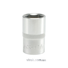 Головка торцева 6-гранна YATO : квадрат 1/2", М= 17 мм, L= 38 мм [12/120/240]