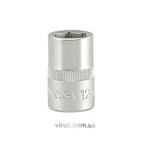 Головка торцева 6-гранна YATO : квадрат 3/8", М= 12 мм, L= 28 мм [24/240/480]