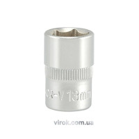 Головка торцевая 6-гранная YATO: квадрат 3/8", М=13 мм, L=28 мм [24/240/480]