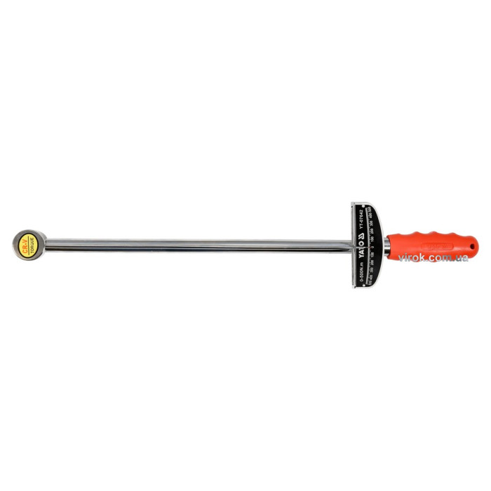 Ключ динамометрический стрелковый YATO: квадрат 3/4", F=0-500 Нм [9]