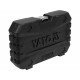Набір головок торцевих наскрізних SPLINE YATO: квадрат 3/8" і 1/2", М10-М24 з храповим воротком [10]