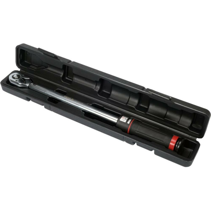 Ключ динамометричний YATO : квадрат 3/8", F= 10- 100 Нм, L= 470 мм [10]