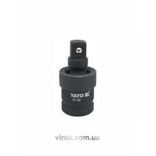 Подовжувач карданний ударний YATO : квадрат 1/2", L= 63 мм [25/100]