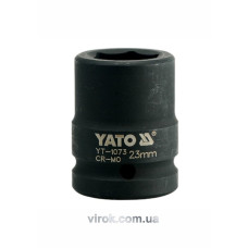 Головка торцева ударна 6-гранна YATO : квадрат 3/4", М= 23 мм, L= 50 мм [16/64]