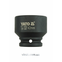 Головка торцева ударна 6-гранна YATO : квадрат 3/4", М= 42 мм, L= 57 мм [4/16]