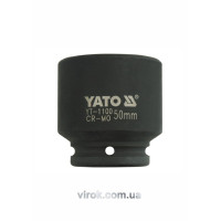 Головка торцева ударна 6-гранна YATO : квадрат 3/4", М= 50 мм, L= 72 мм [3/12]