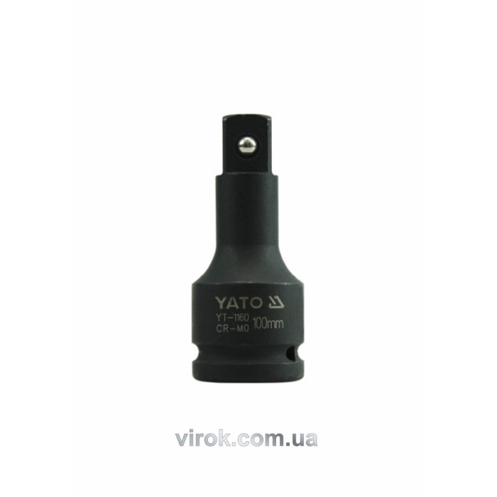 Удлинитель ударный YATO: квадрат 3/4", L= 100 мм [8/32]