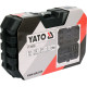 Набір насадок викруткових ударних YATO : TORX/HEX до квадратів 1/2", 3/4", 12 елем.. [5]