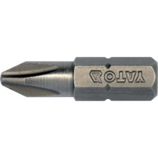 Насадка викруткова YATO : "Philips" PH2 х 25 мм. HEX 1/4". 10 (Уп/Шт.) [20/100]