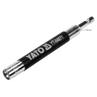 Держатель отверточных насадок YATO : HEX - 1/4", L= 120 мм. магнитный [100]