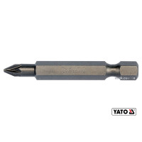 Насадка отверточная YATO: "Pozidriv" PZ1 x 50 мм. HEX 1/4". 10 (Уп/Шт.) [20/100]