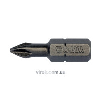 Насадка викруткова YATO : "Philips" PН1 x 25 мм. HEX 1/4". 10 (Уп/Шт.) [25/200]