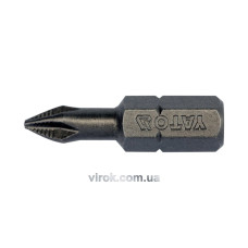 Насадка викруткова YATO : "Philips" PН1 x 25 мм. HEX 1/4". 10 (Уп/Шт.) [25/200]