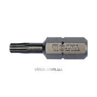 Насадка отверточная YATO: "TORX" T15 x 25 мм. HEX 1/4". 10 (Уп/Шт.) [20/100]