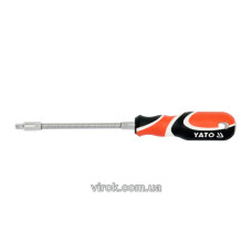 Викрутка з гнучким стержнем 6-гр. YATO : HEX 1/4" x 150 мм [6/96]