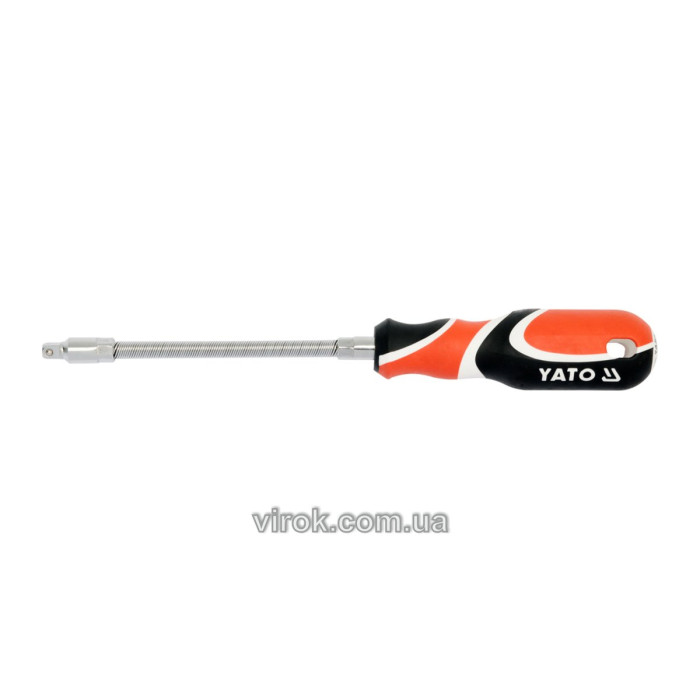 Викрутка з гнучким стержнем 6-гр. YATO : HEX 1/4" x 150 мм [6/96]