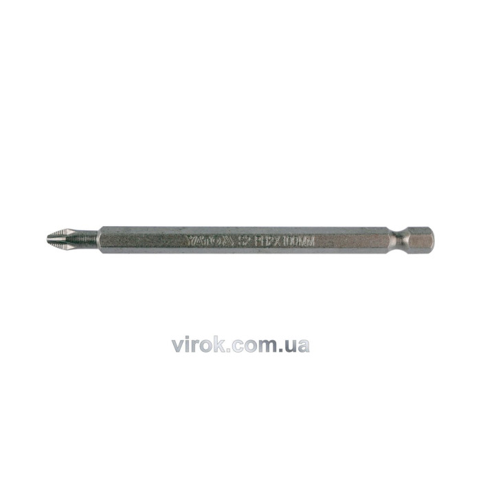 Насадка викруткова YATO : "Philips" РН2 х 100 мм. [25/100]