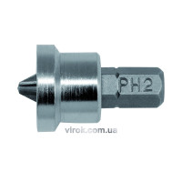 Насадка викруткова для гіпсокартону YATO : "Phillips" PH2 х 25 мм. HEX 1/4". 20 (Уп/Шт.) [20/20/40]