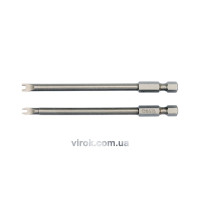 Набір насадок викруткових YATO : SPANNER #4-#8, HEX 1/4", L= 100 мм. 2 шт. [25/100]