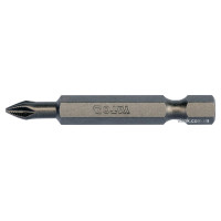 Насадка викруткова YATO PН1 x 50 мм, HEX- 1/4"; паков. 10 шт. [25/100]
