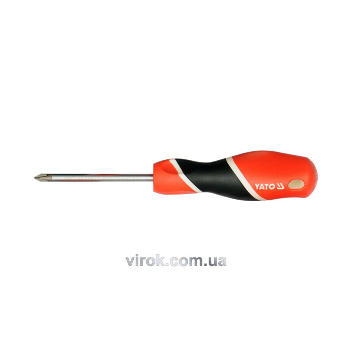 Викрутка хрестова YATO : "Philips" PH1 х 100 мм [12/60/240]