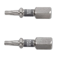 Отверточная насадка YATO TORX T10 х 25мм. HEX 1/4", покрытая никелем, 2шт.[10]